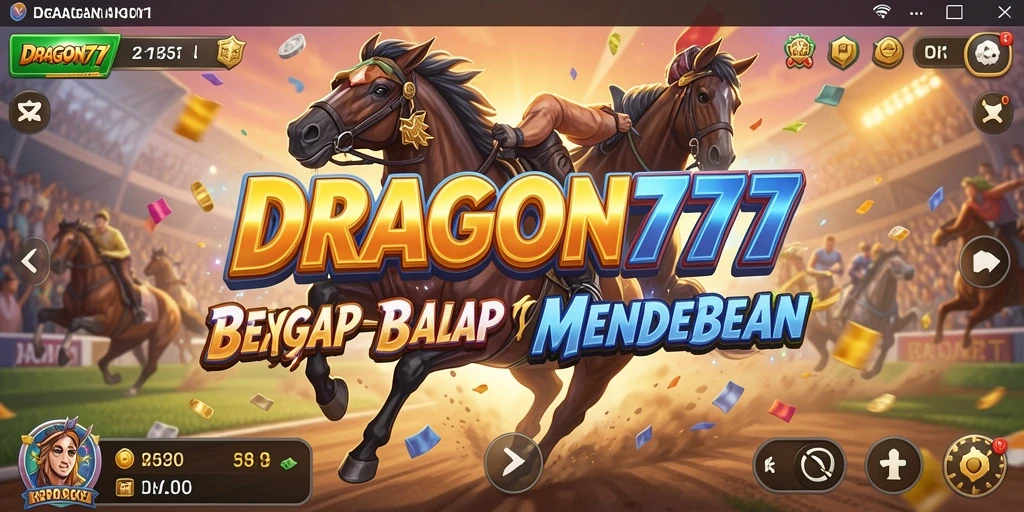 Screenshot gameplay <strong>DRAGON777</strong> menampilkan aksi balap yang mendebarkan.