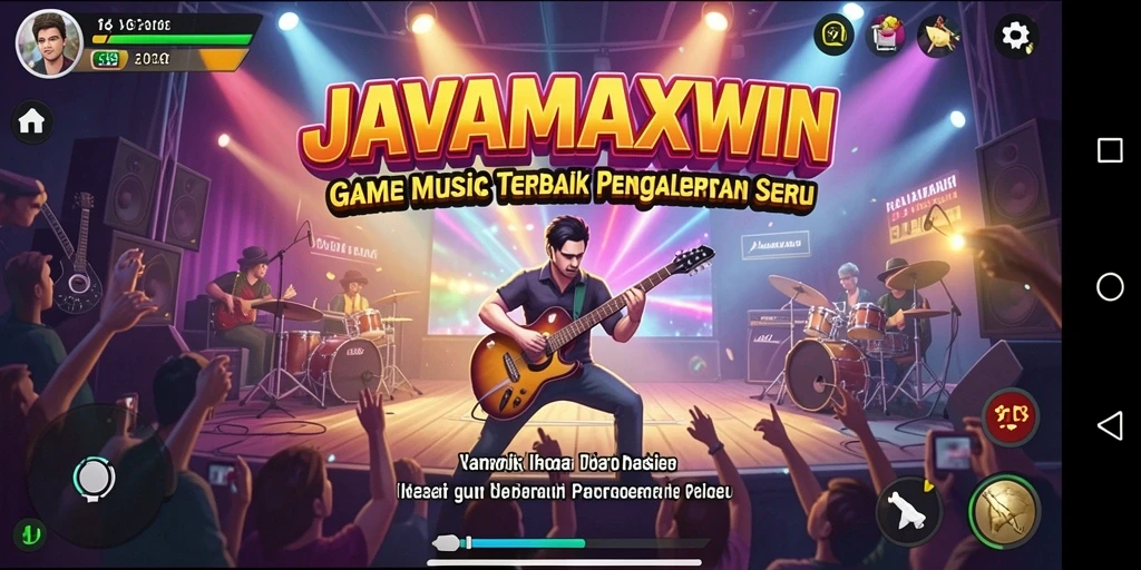 Tampilan gameplay JAVAMAXWIN yang penuh warna dan interaktif.