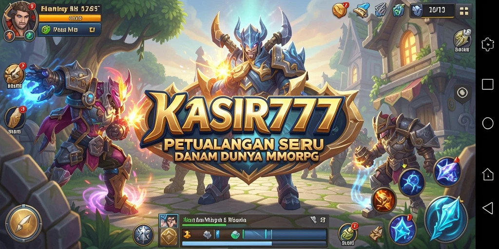 Screenshot gameplay KASIR777 menampilkan petualangan seru dalam dunia MMORPG.