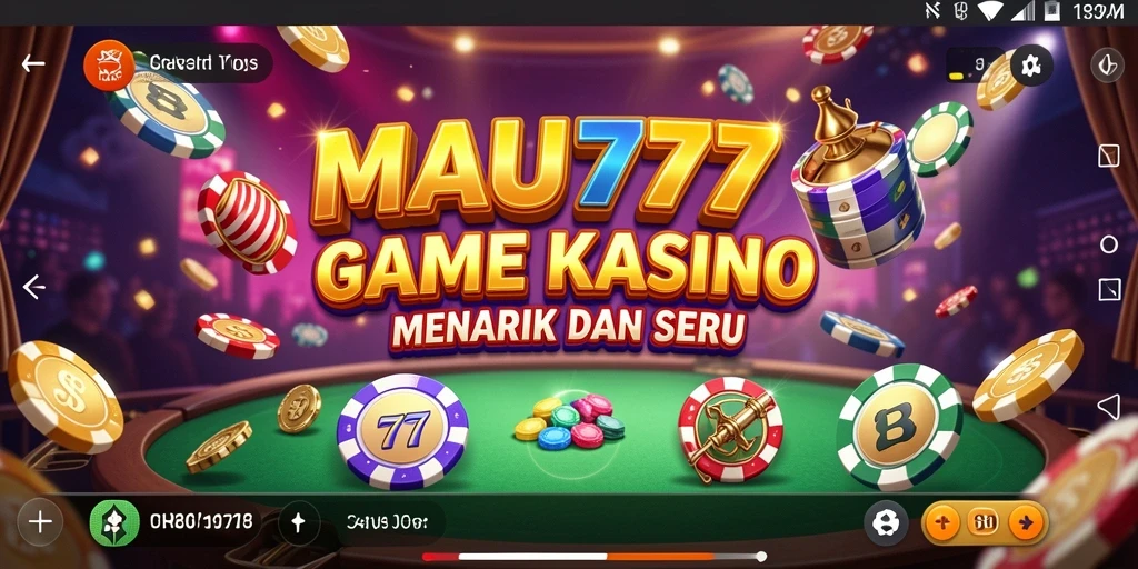 Tampilan gameplay Kasino yang seru dan mengasyikkan di MAU777.